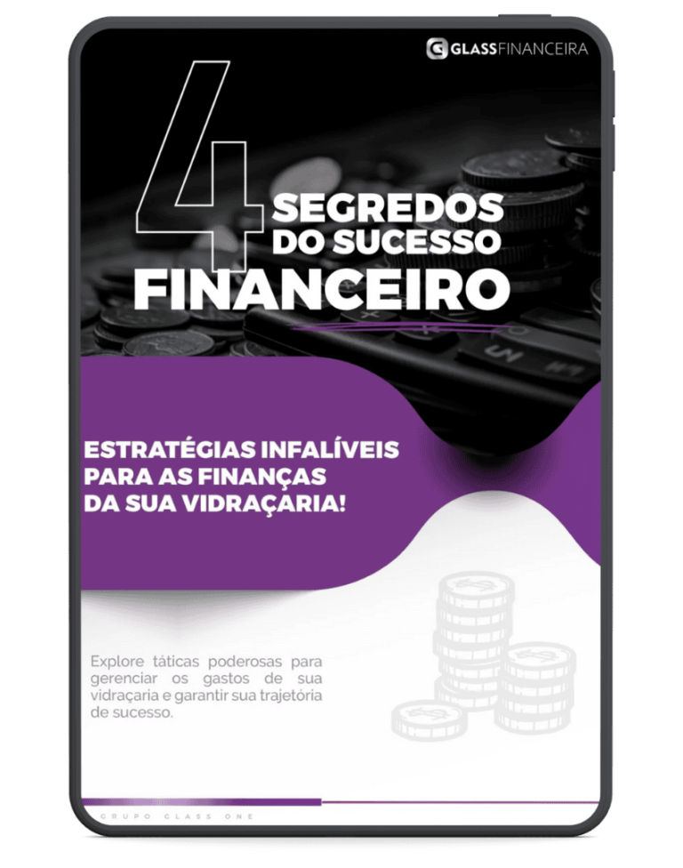 Capa do e-book 'Segredos do Sucesso Financeiro', com elementos visuais de moedas, gráficos de crescimento e um fundo elegante.